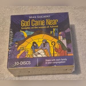 NEW Max Lucado God Came Near Insights on Season of Advent 10 Disc DVD BOX SET